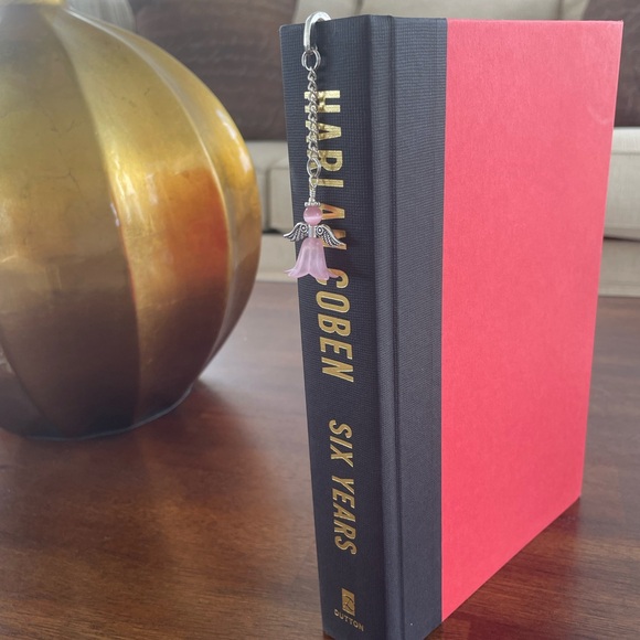 Handmade Pink Angel Fairy Bookmark with Silver Tone Hook - ideal Gift - Picture 3 of 7